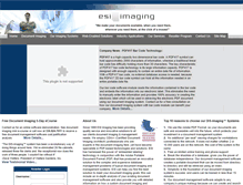 Tablet Screenshot of esiimaging.com